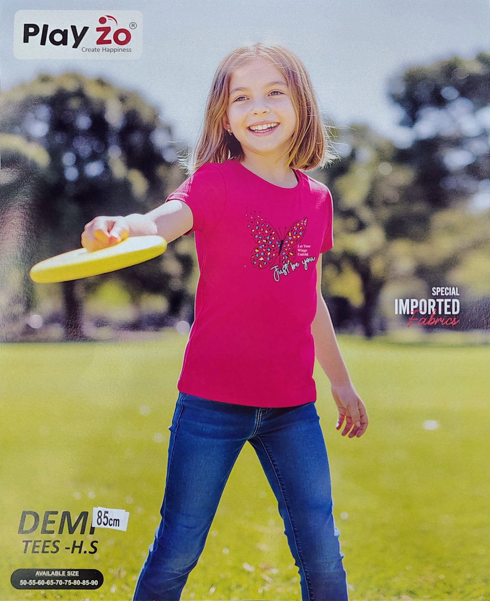 Play Zo Tencil Round Neck Half Sleeves Kids Tshirt - Image 10